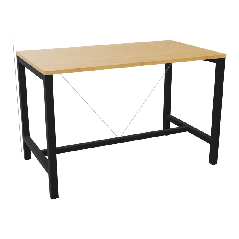 ARIAL T. REU L140XP80XH90 PIEDS ARCHE CARREE AVEC REPOSE PIED