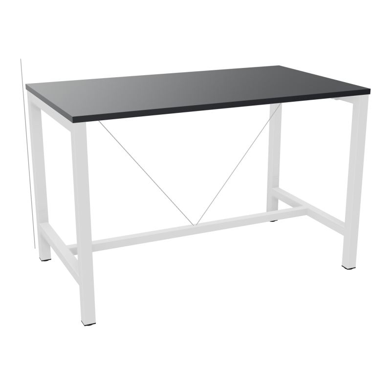 ARIAL T. REU L140XP80XH90 PIEDS ARCHE CARREE AVEC REPOSE PIED