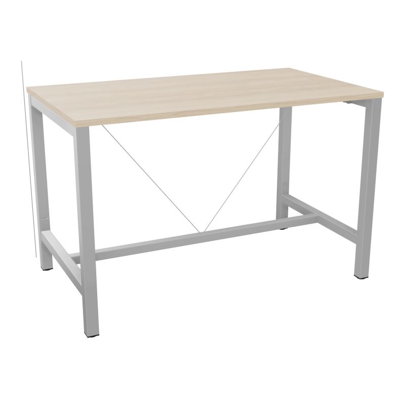 ARIAL T. REU L140XP80XH90 PIEDS ARCHE CARREE AVEC REPOSE PIED