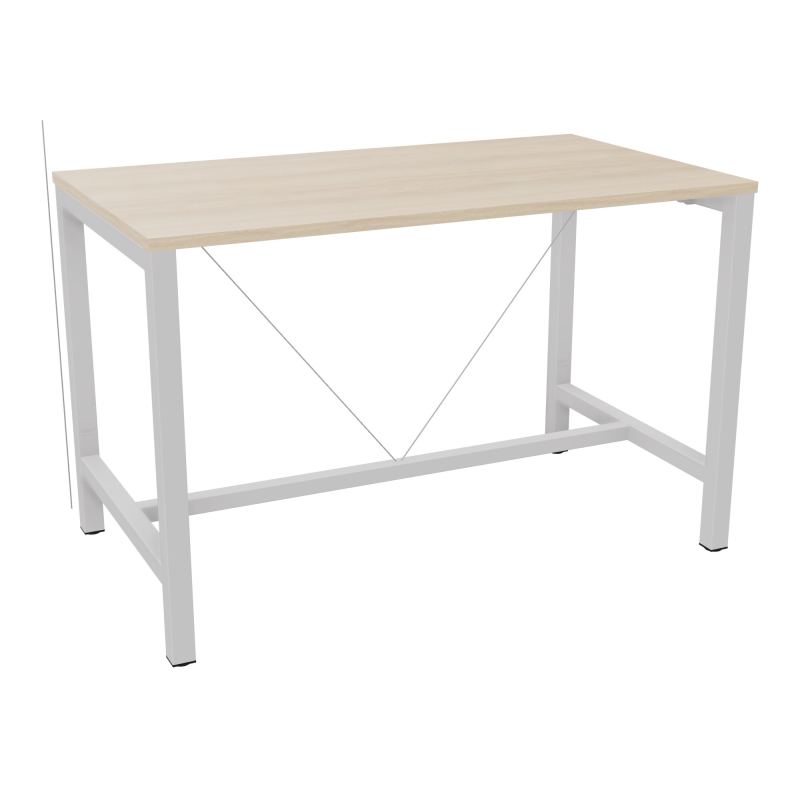 ARIAL T. REU L140XP80XH90 PIEDS ARCHE CARREE AVEC REPOSE PIED