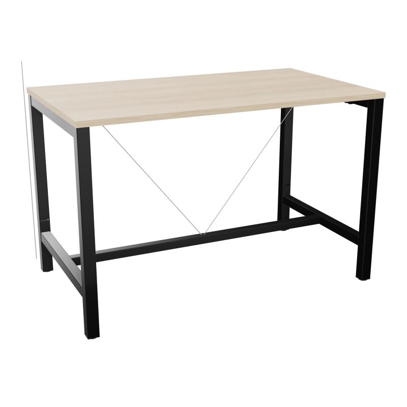 ARIAL T. REU L140XP80XH90 PIEDS ARCHE CARREE AVEC REPOSE PIED