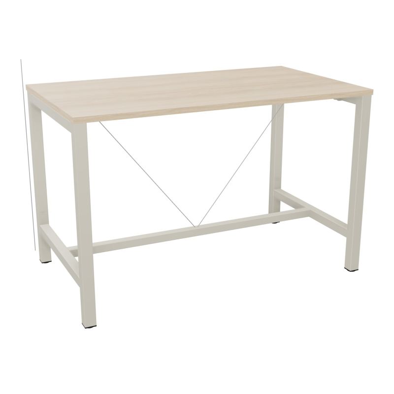 ARIAL T. REU L140XP80XH90 PIEDS ARCHE CARREE AVEC REPOSE PIED