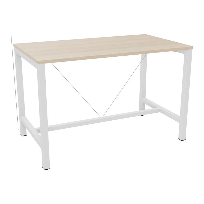 ARIAL T. REU L140XP80XH90 PIEDS ARCHE CARREE AVEC REPOSE PIED