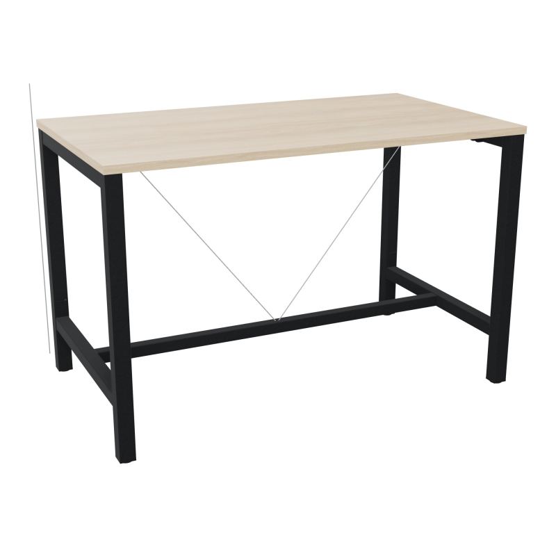 ARIAL T. REU L140XP80XH90 PIEDS ARCHE CARREE AVEC REPOSE PIED