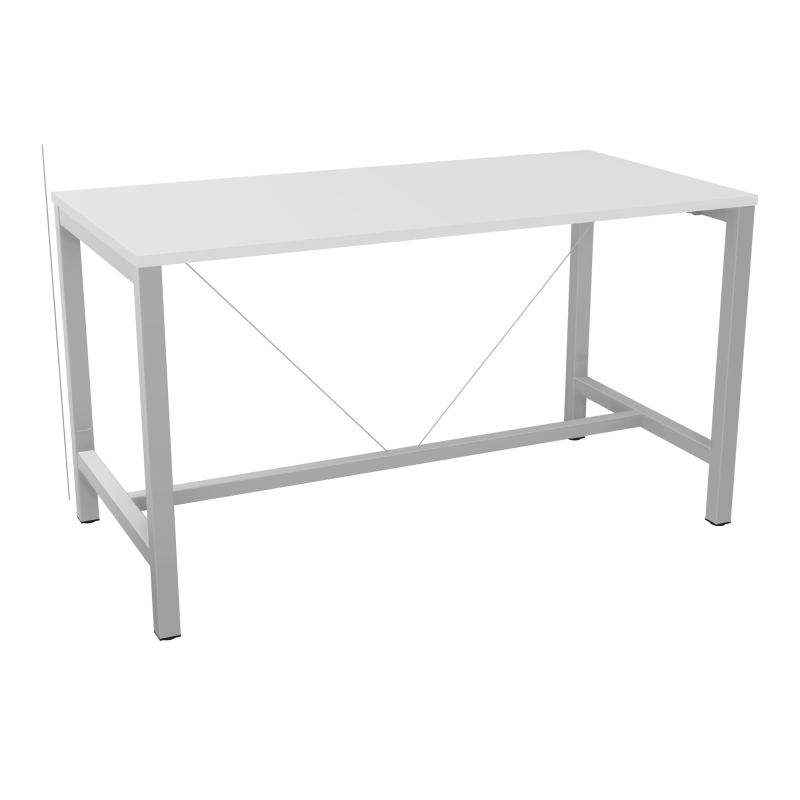 ARIAL T. REU L160XP80XH90 PIEDS ARCHE CARREE AVEC REPOSE PIED