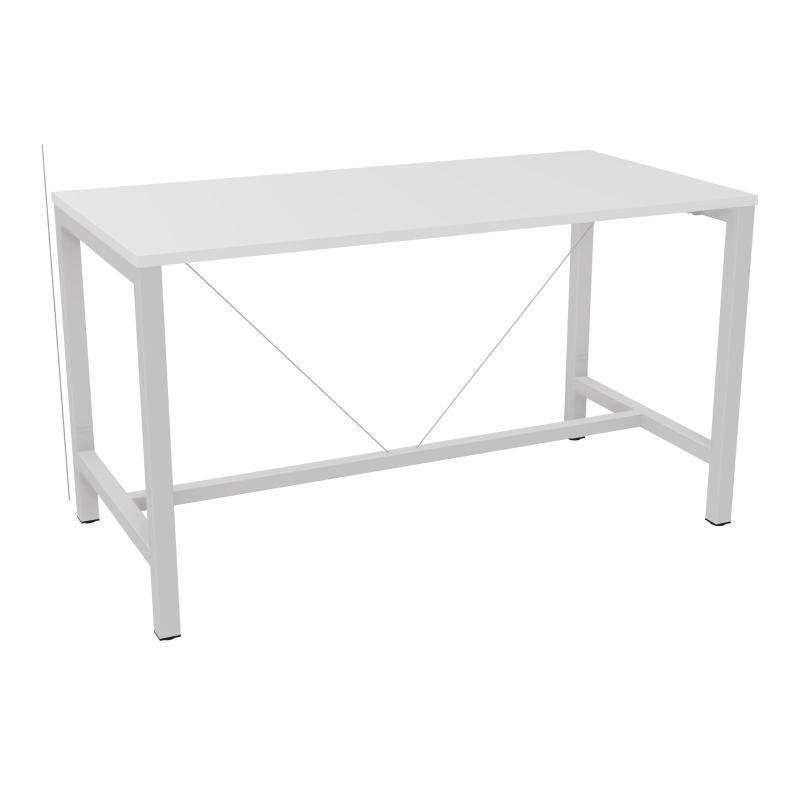 ARIAL T. REU L160XP80XH90 PIEDS ARCHE CARREE AVEC REPOSE PIED
