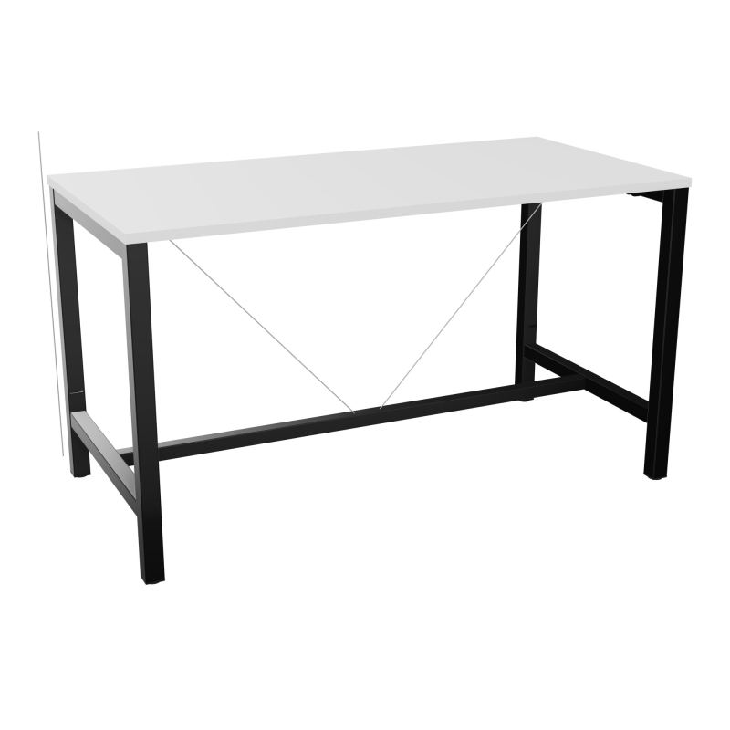ARIAL T. REU L160XP80XH90 PIEDS ARCHE CARREE AVEC REPOSE PIED