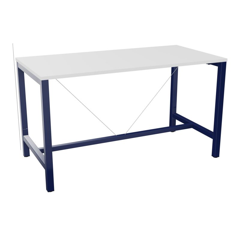 ARIAL T. REU L160XP80XH90 PIEDS ARCHE CARREE AVEC REPOSE PIED