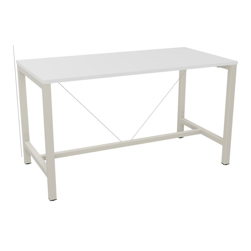 ARIAL T. REU L160XP80XH90 PIEDS ARCHE CARREE AVEC REPOSE PIED