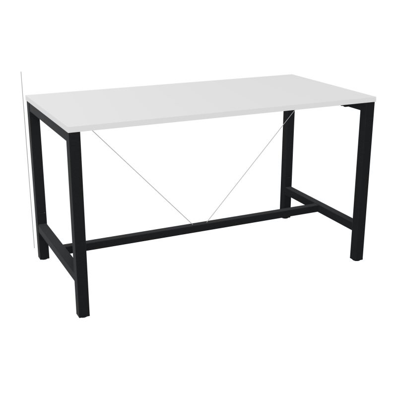 ARIAL T. REU L160XP80XH90 PIEDS ARCHE CARREE AVEC REPOSE PIED