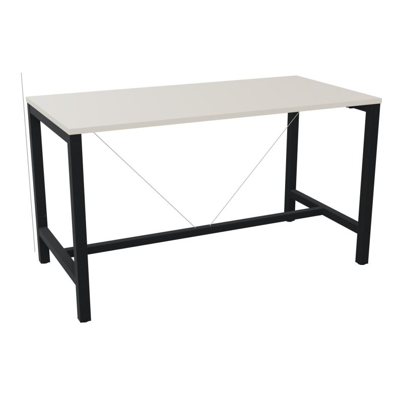 ARIAL T. REU L160XP80XH90 PIEDS ARCHE CARREE AVEC REPOSE PIED