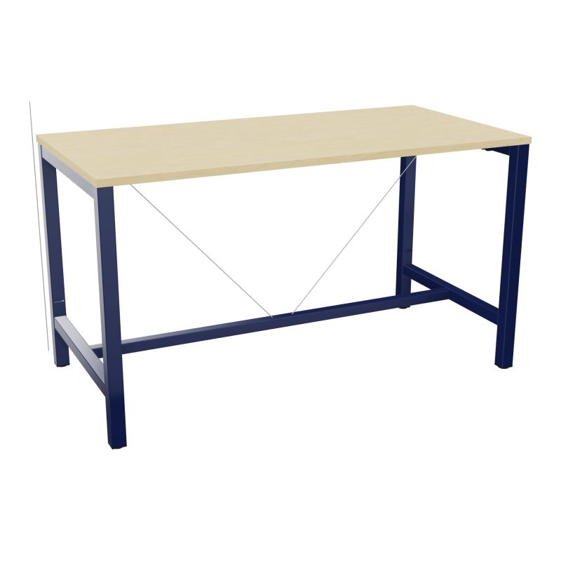 ARIAL T. REU L160XP80XH90 PIEDS ARCHE CARREE AVEC REPOSE PIED