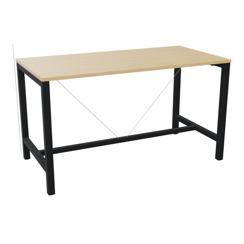 ARIAL T. REU L160XP80XH90 PIEDS ARCHE CARREE AVEC REPOSE PIED
