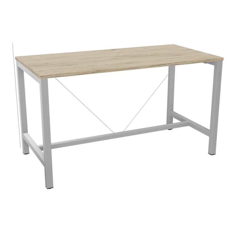 ARIAL T. REU L160XP80XH90 PIEDS ARCHE CARREE AVEC REPOSE PIED