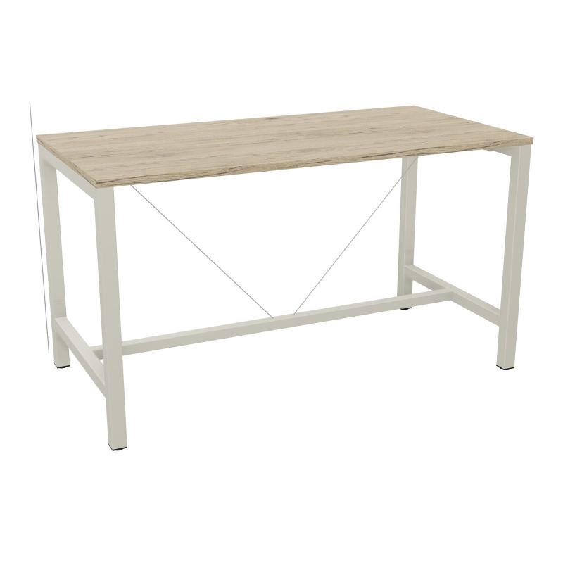 ARIAL T. REU L160XP80XH90 PIEDS ARCHE CARREE AVEC REPOSE PIED