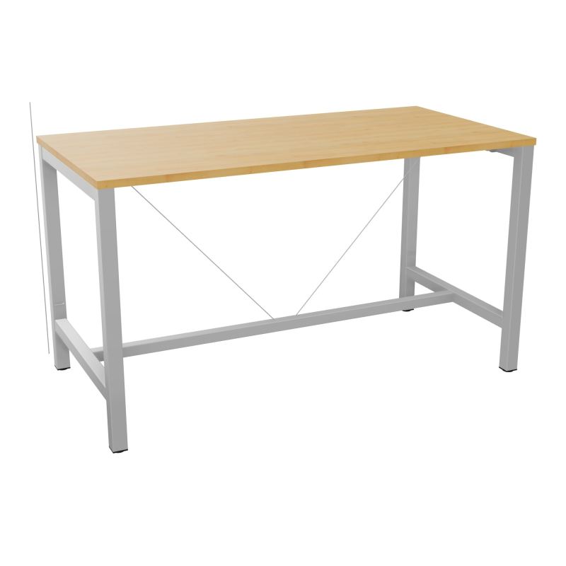 ARIAL T. REU L160XP80XH90 PIEDS ARCHE CARREE AVEC REPOSE PIED