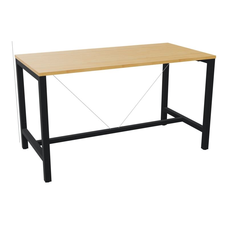 ARIAL T. REU L160XP80XH90 PIEDS ARCHE CARREE AVEC REPOSE PIED