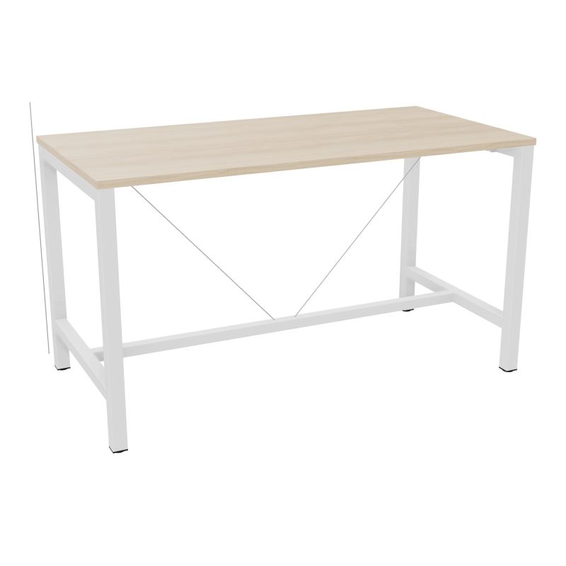 ARIAL T. REU L160XP80XH90 PIEDS ARCHE CARREE AVEC REPOSE PIED