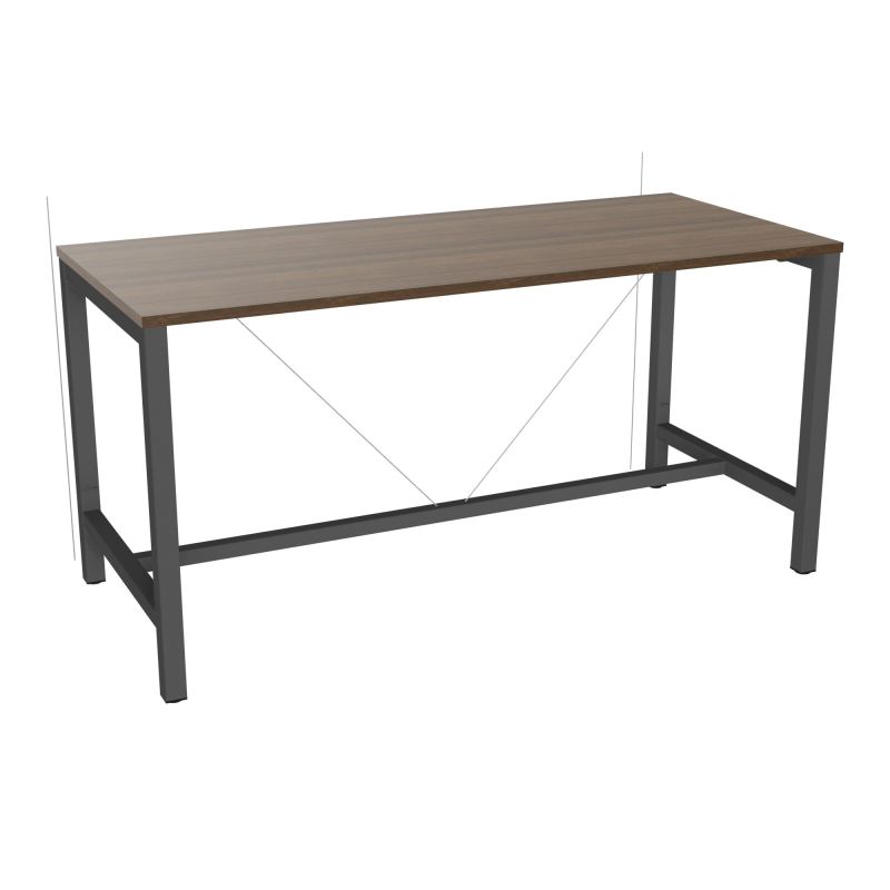 ARIAL T. REU L180XP80XH90 PIEDS ARCHE CARREE AVEC REPOSE PIED