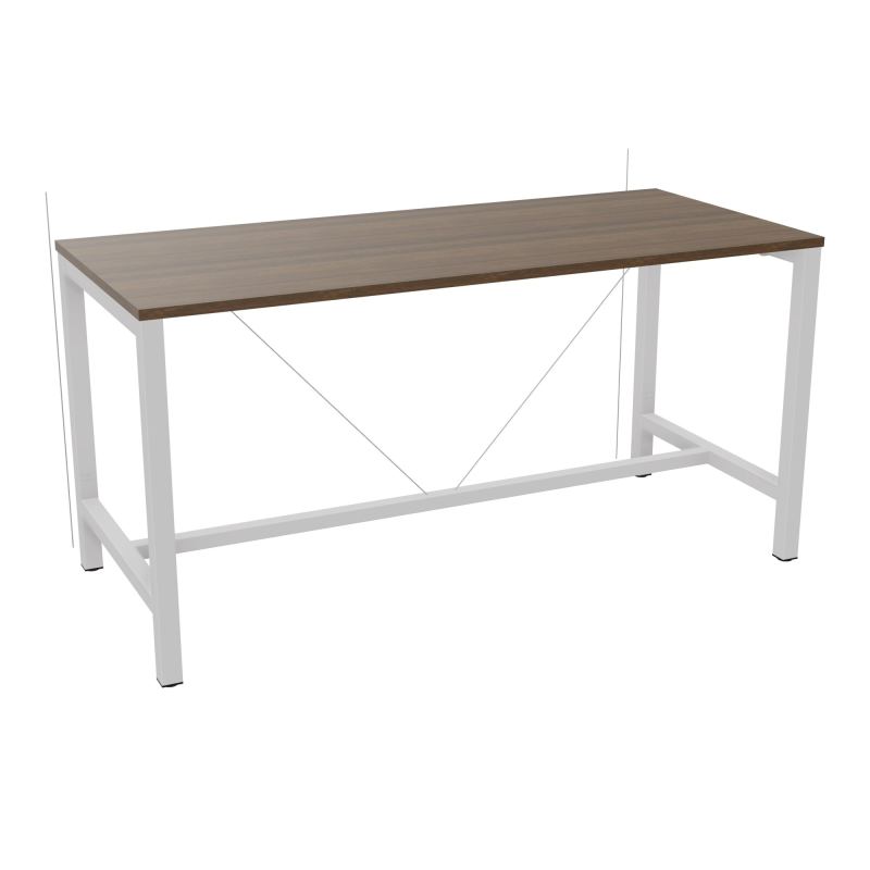 ARIAL T. REU L180XP80XH90 PIEDS ARCHE CARREE AVEC REPOSE PIED