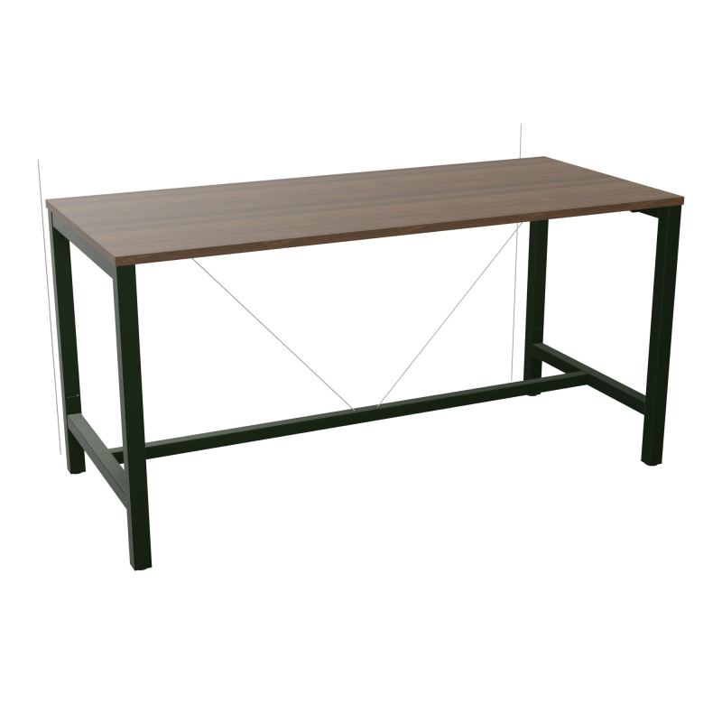 ARIAL T. REU L180XP80XH90 PIEDS ARCHE CARREE AVEC REPOSE PIED