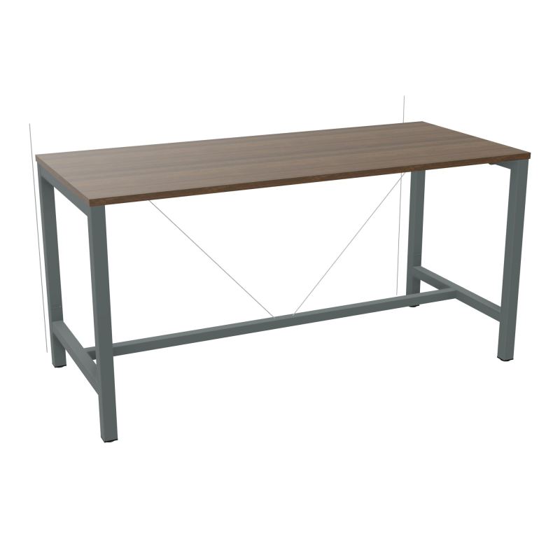 ARIAL T. REU L180XP80XH90 PIEDS ARCHE CARREE AVEC REPOSE PIED