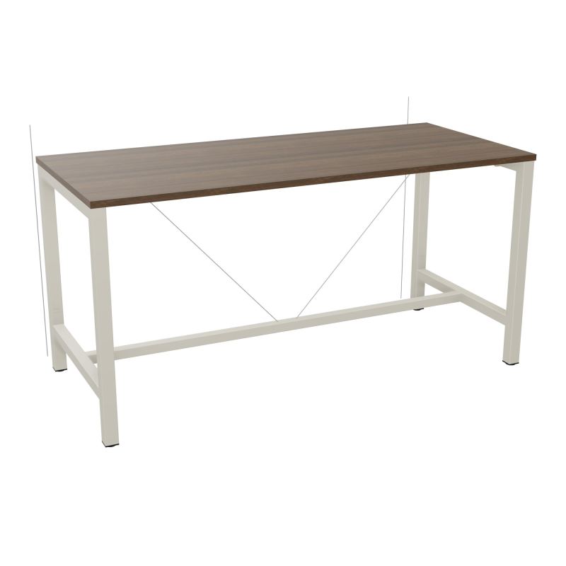 ARIAL T. REU L180XP80XH90 PIEDS ARCHE CARREE AVEC REPOSE PIED