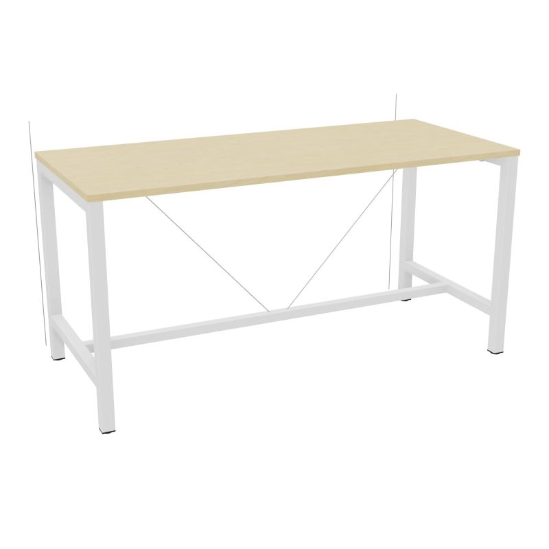 ARIAL T. REU L180XP80XH90 PIEDS ARCHE CARREE AVEC REPOSE PIED