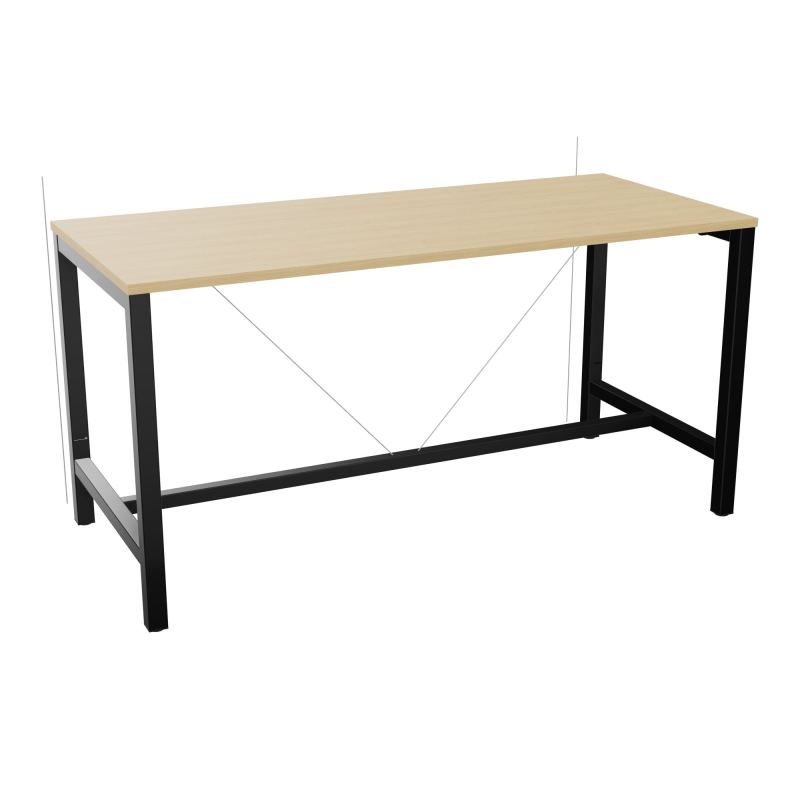 ARIAL T. REU L180XP80XH90 PIEDS ARCHE CARREE AVEC REPOSE PIED