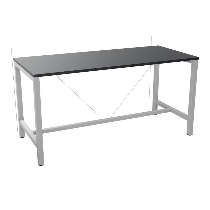 ARIAL T. REU L180XP80XH90 PIEDS ARCHE CARREE AVEC REPOSE PIED