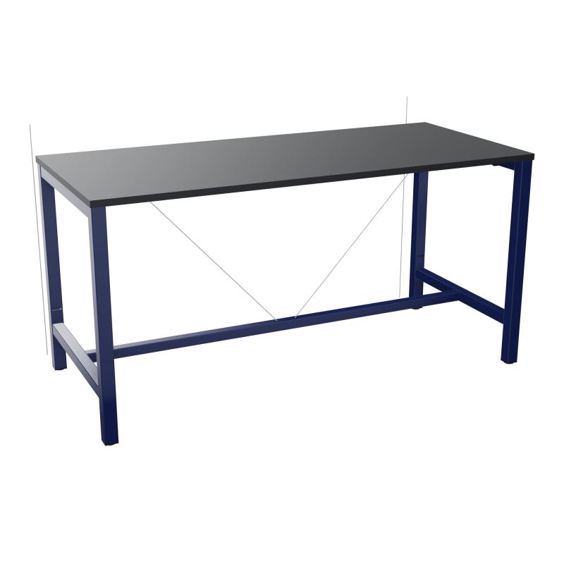 ARIAL T. REU L180XP80XH90 PIEDS ARCHE CARREE AVEC REPOSE PIED