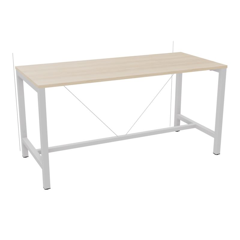 ARIAL T. REU L180XP80XH90 PIEDS ARCHE CARREE AVEC REPOSE PIED