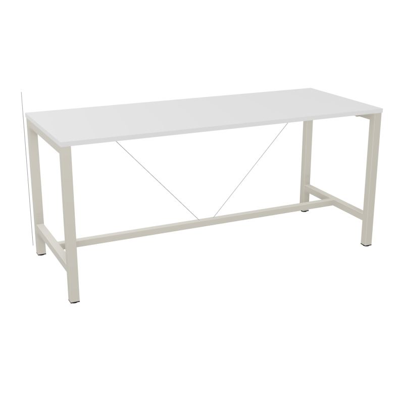 ARIAL T. REU L200XP80XH90 PIEDS ARCHE CARREE AVEC REPOSE PIED