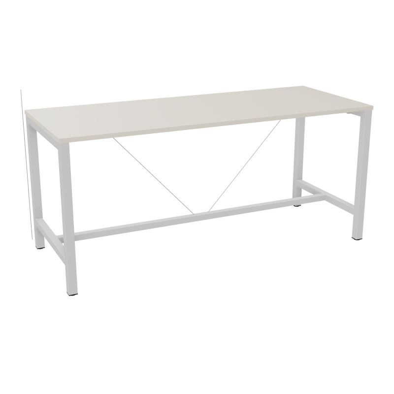 ARIAL T. REU L200XP80XH90 PIEDS ARCHE CARREE AVEC REPOSE PIED