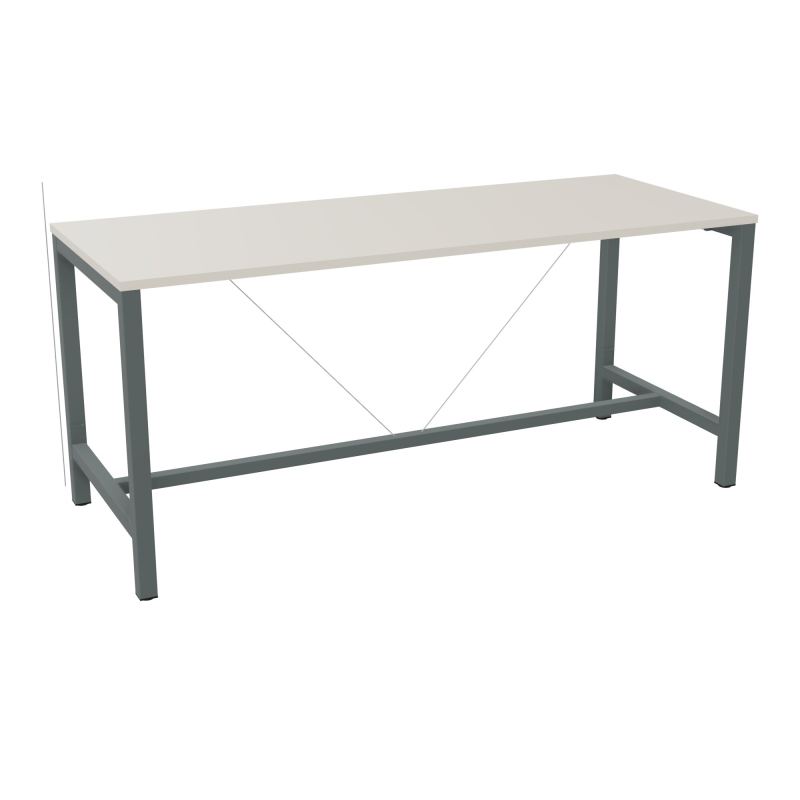 ARIAL T. REU L200XP80XH90 PIEDS ARCHE CARREE AVEC REPOSE PIED