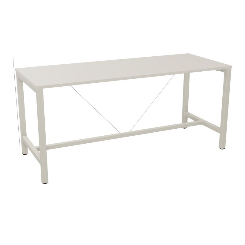 ARIAL T. REU L200XP80XH90 PIEDS ARCHE CARREE AVEC REPOSE PIED