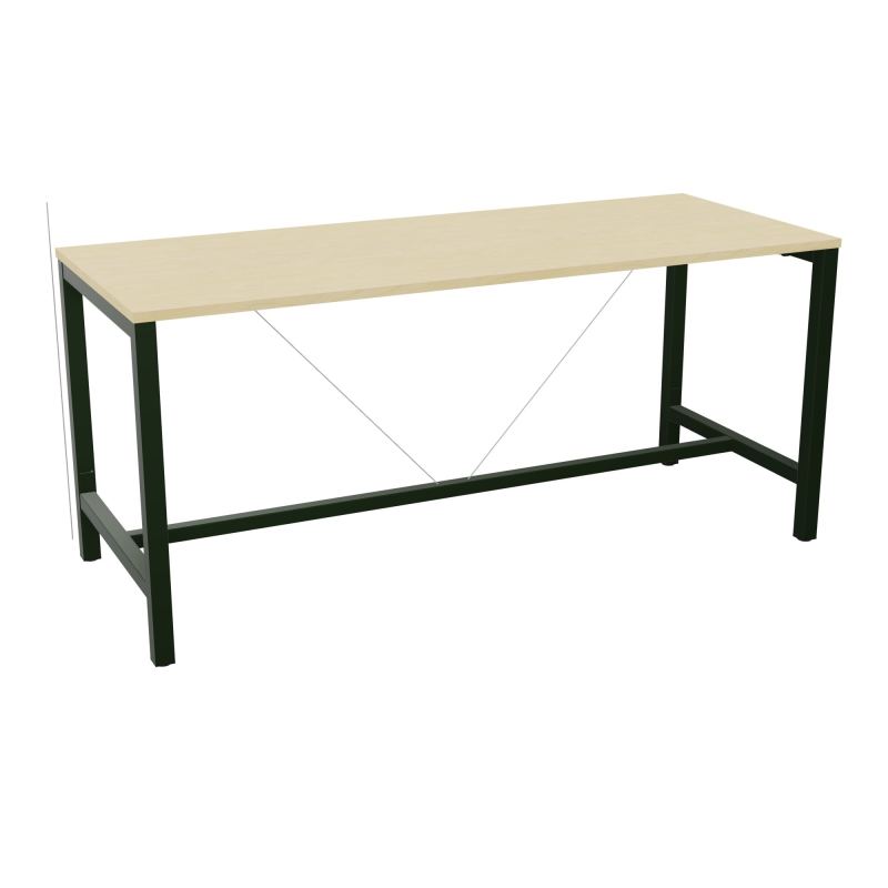 ARIAL T. REU L200XP80XH90 PIEDS ARCHE CARREE AVEC REPOSE PIED