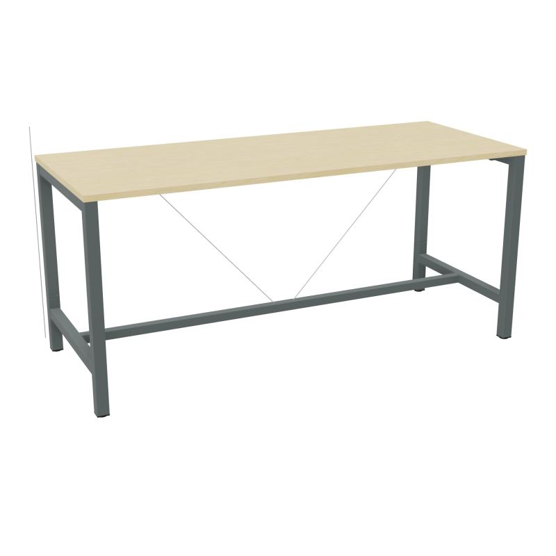 ARIAL T. REU L200XP80XH90 PIEDS ARCHE CARREE AVEC REPOSE PIED