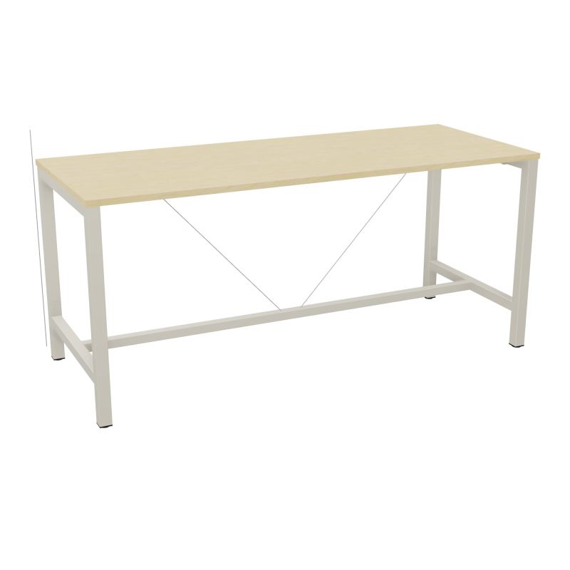 ARIAL T. REU L200XP80XH90 PIEDS ARCHE CARREE AVEC REPOSE PIED