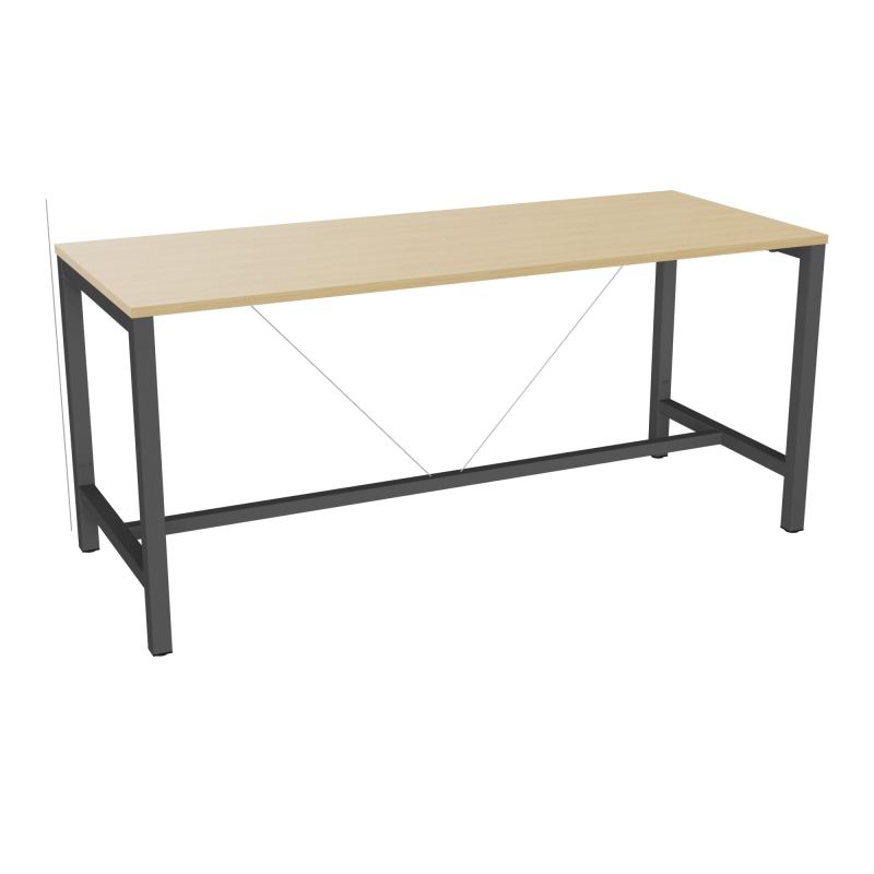 ARIAL T. REU L200XP80XH90 PIEDS ARCHE CARREE AVEC REPOSE PIED