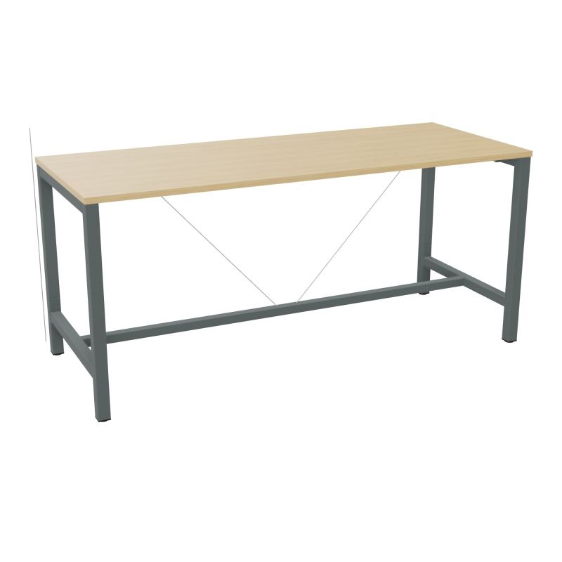 ARIAL T. REU L200XP80XH90 PIEDS ARCHE CARREE AVEC REPOSE PIED