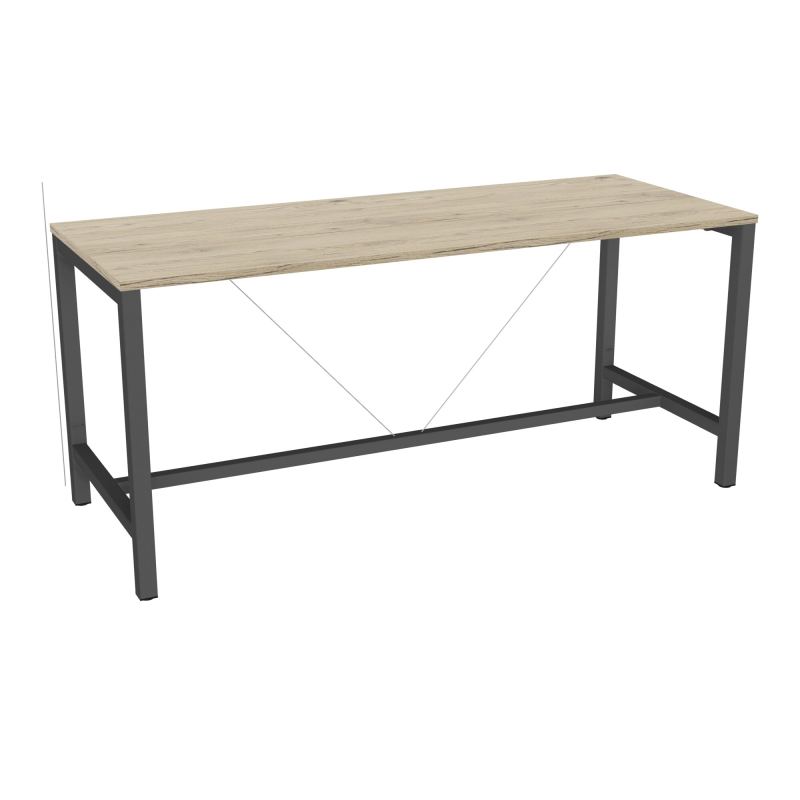 ARIAL T. REU L200XP80XH90 PIEDS ARCHE CARREE AVEC REPOSE PIED