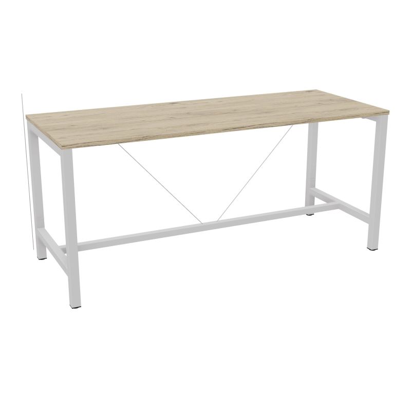ARIAL T. REU L200XP80XH90 PIEDS ARCHE CARREE AVEC REPOSE PIED