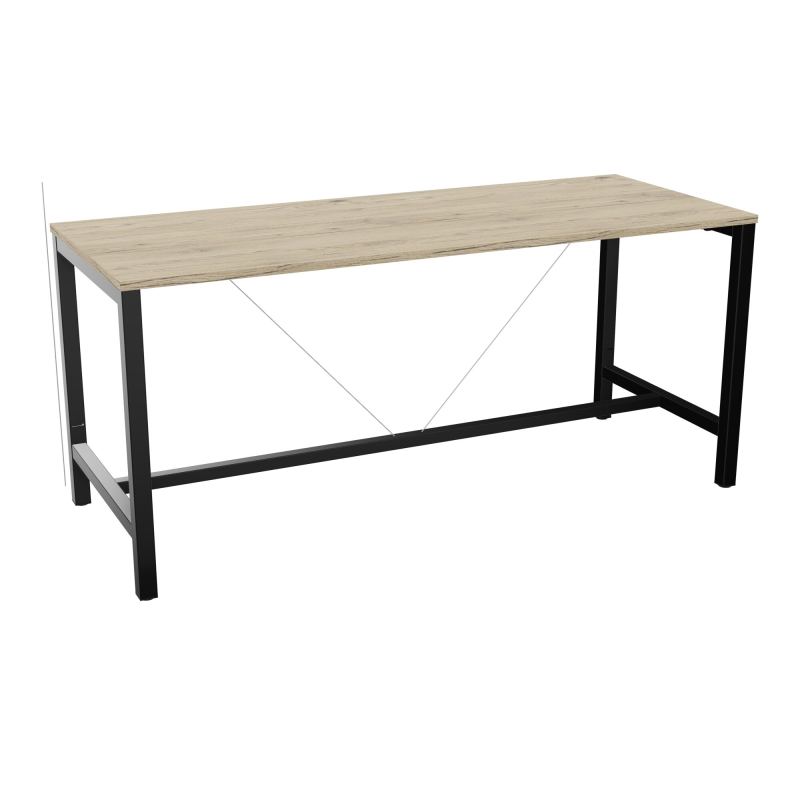 ARIAL T. REU L200XP80XH90 PIEDS ARCHE CARREE AVEC REPOSE PIED