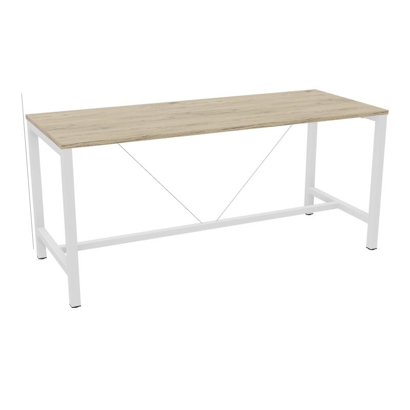 ARIAL T. REU L200XP80XH90 PIEDS ARCHE CARREE AVEC REPOSE PIED