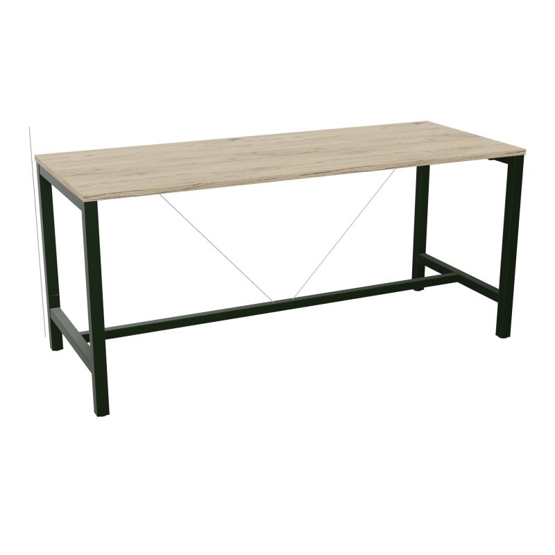 ARIAL T. REU L200XP80XH90 PIEDS ARCHE CARREE AVEC REPOSE PIED