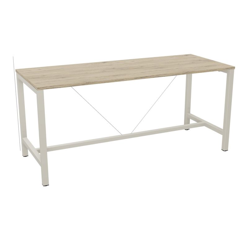 ARIAL T. REU L200XP80XH90 PIEDS ARCHE CARREE AVEC REPOSE PIED