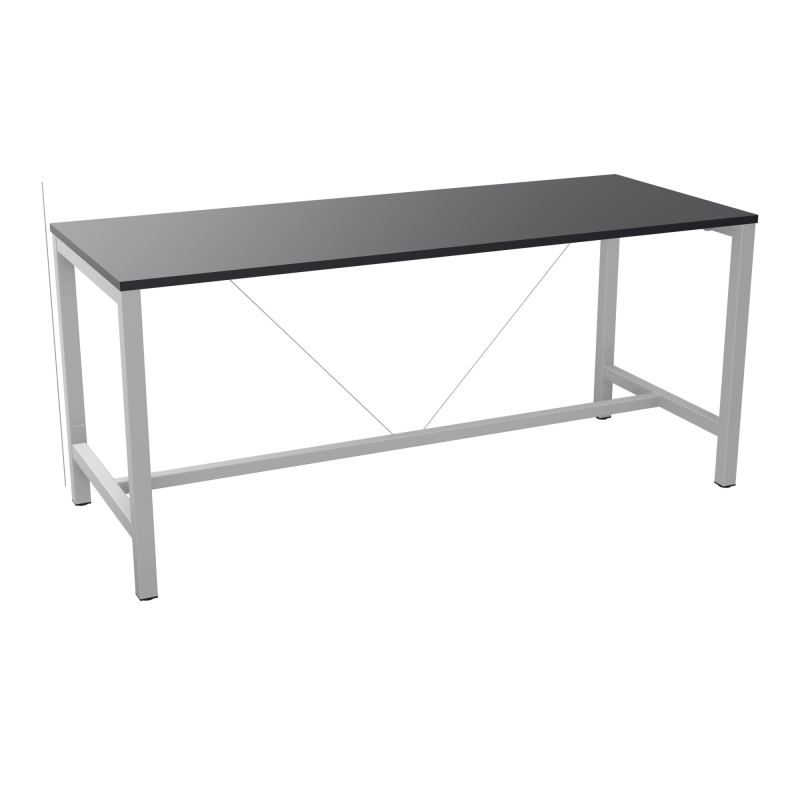 ARIAL T. REU L200XP80XH90 PIEDS ARCHE CARREE AVEC REPOSE PIED