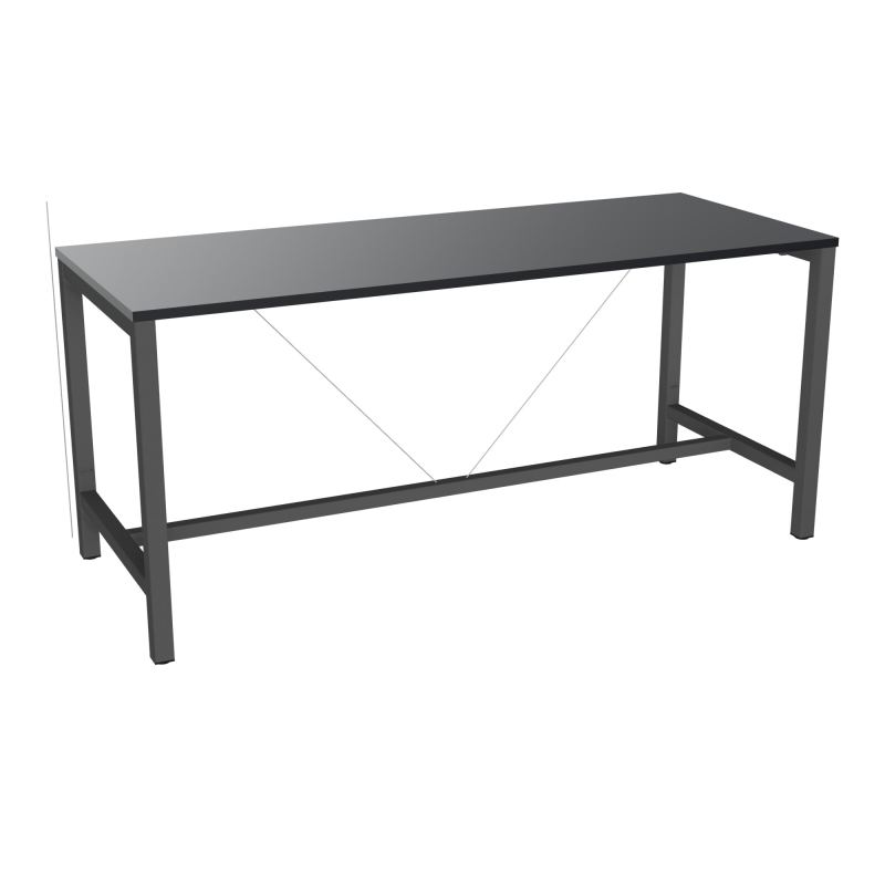 ARIAL T. REU L200XP80XH90 PIEDS ARCHE CARREE AVEC REPOSE PIED
