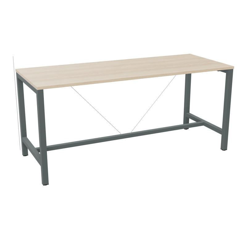 ARIAL T. REU L200XP80XH90 PIEDS ARCHE CARREE AVEC REPOSE PIED